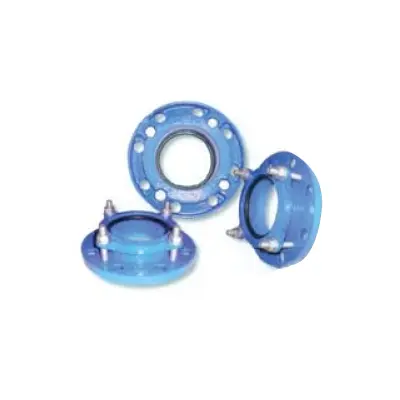 पीवीसी पाइप के लिए निकला हुआ किनारा एडाप्टर